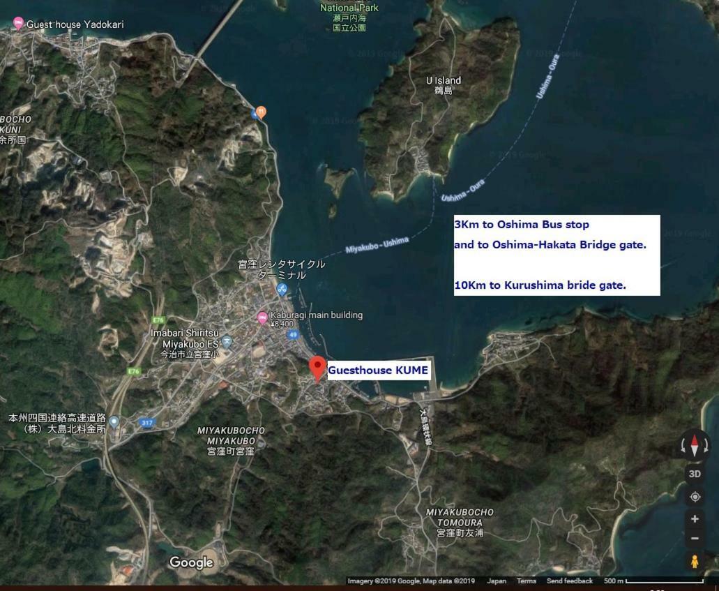 Guesthouse Kume Imabari Railway Station Dış mekan fotoğraf